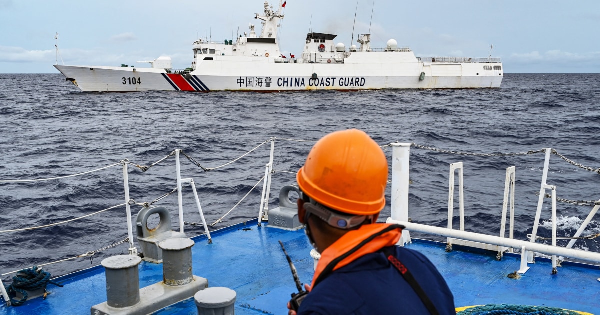 China Coast Guard vessel rams Philippine fisheries ship in disputed South China Sea