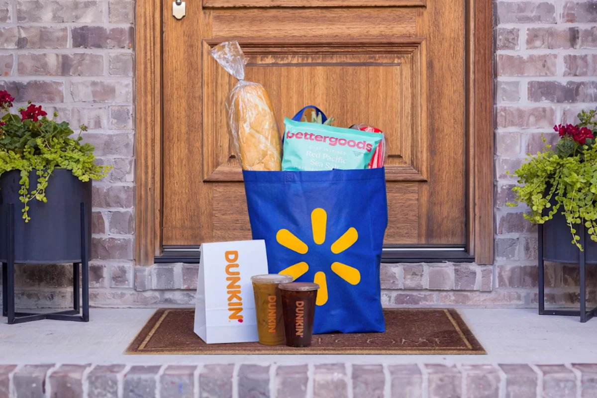 Walmart expands restaurant delivery to include Dunkin through a new partnership.