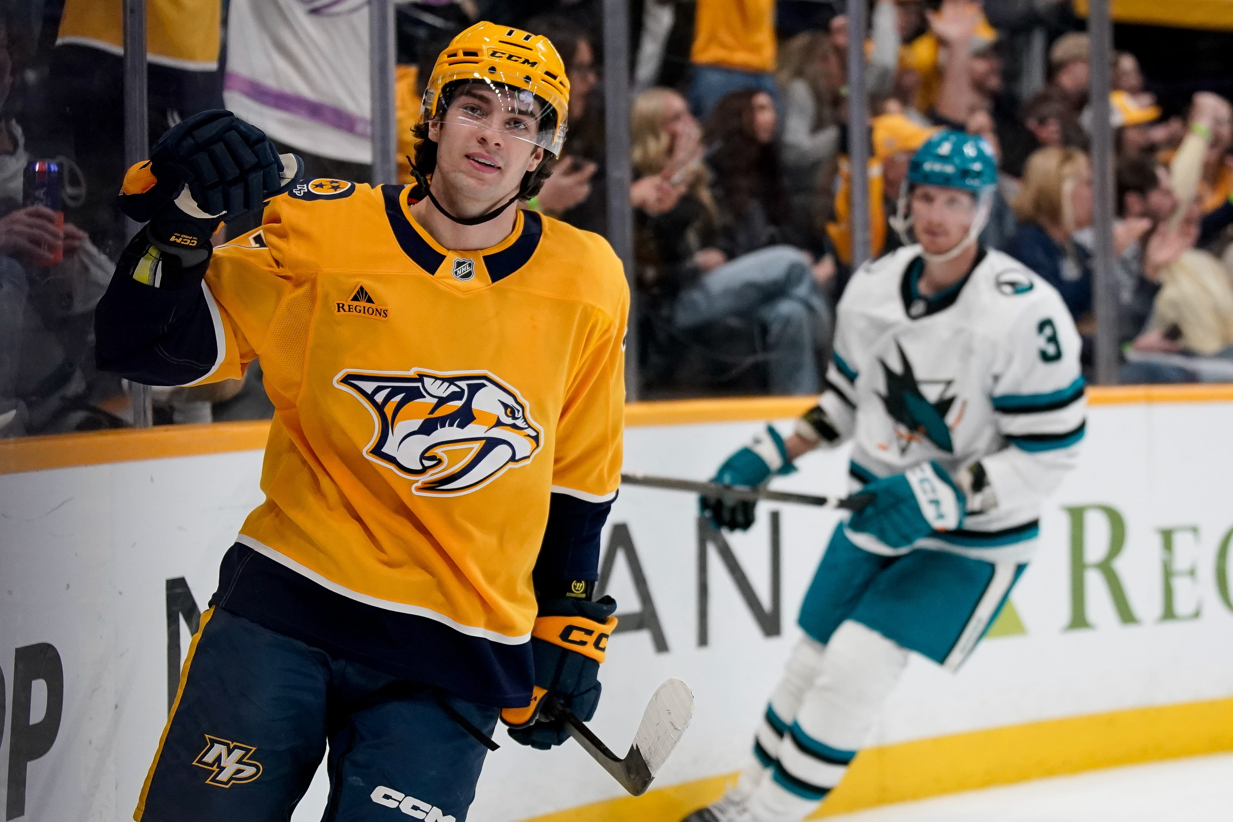 New Jersey Devils acquire forward Luke Evangelista from Nashville Predators for two draft picks.
