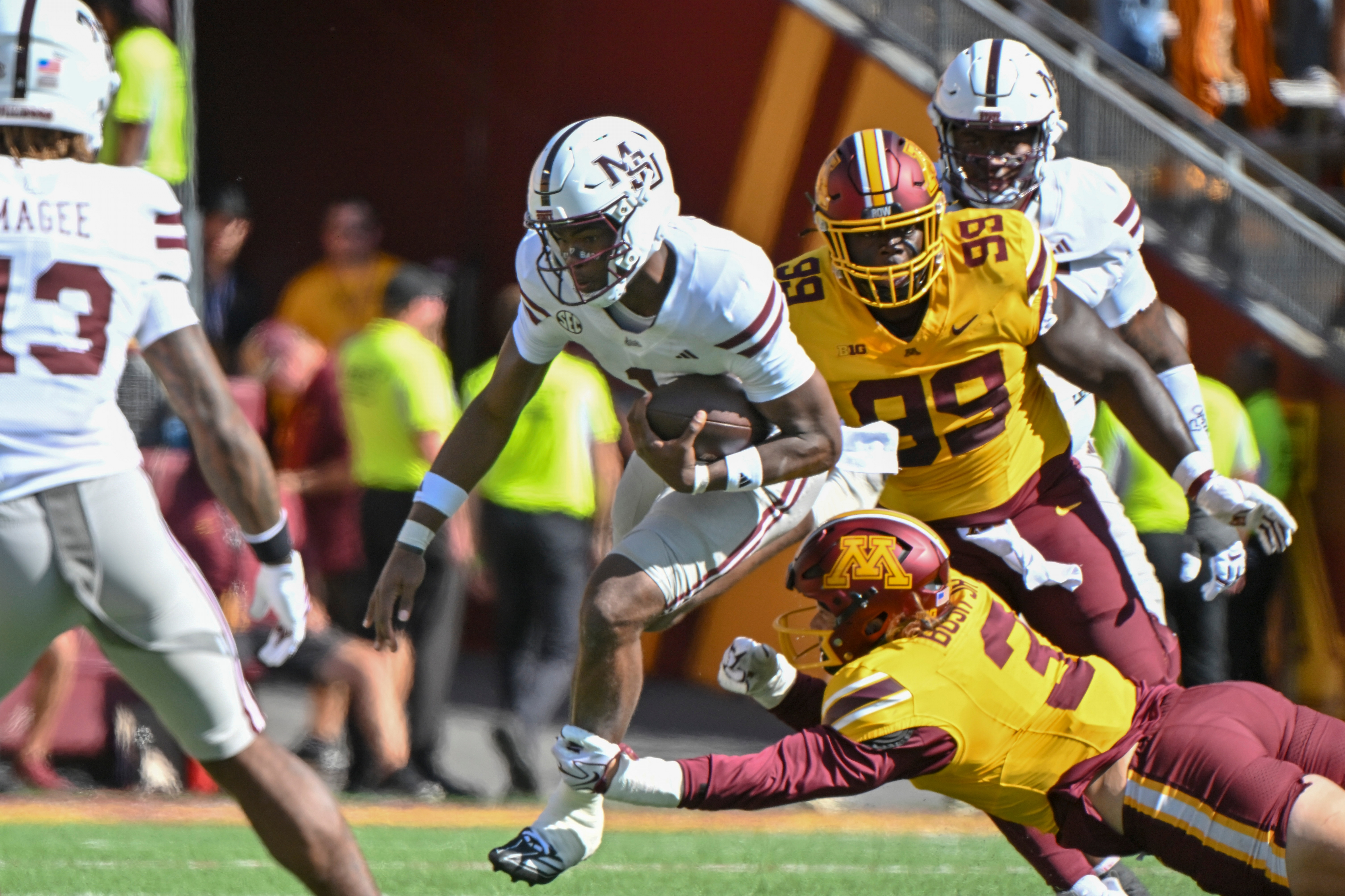 Mississippi State Sophomore Quarterback Kamario Taylor Faces Challenging SEC Schedule
