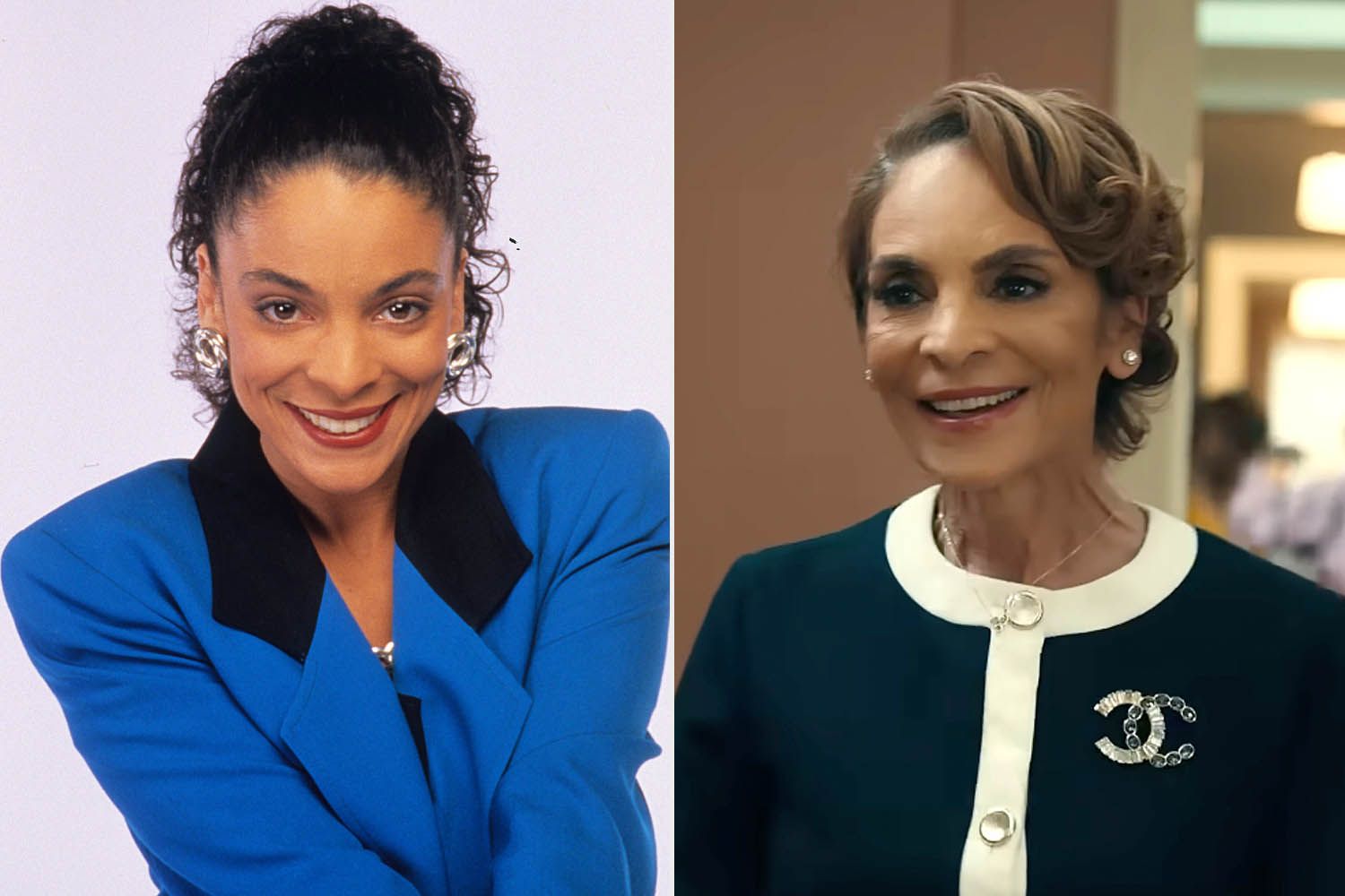 Jasmine Guy addresses online criticism about her aging appearance in a Netflix sequel.