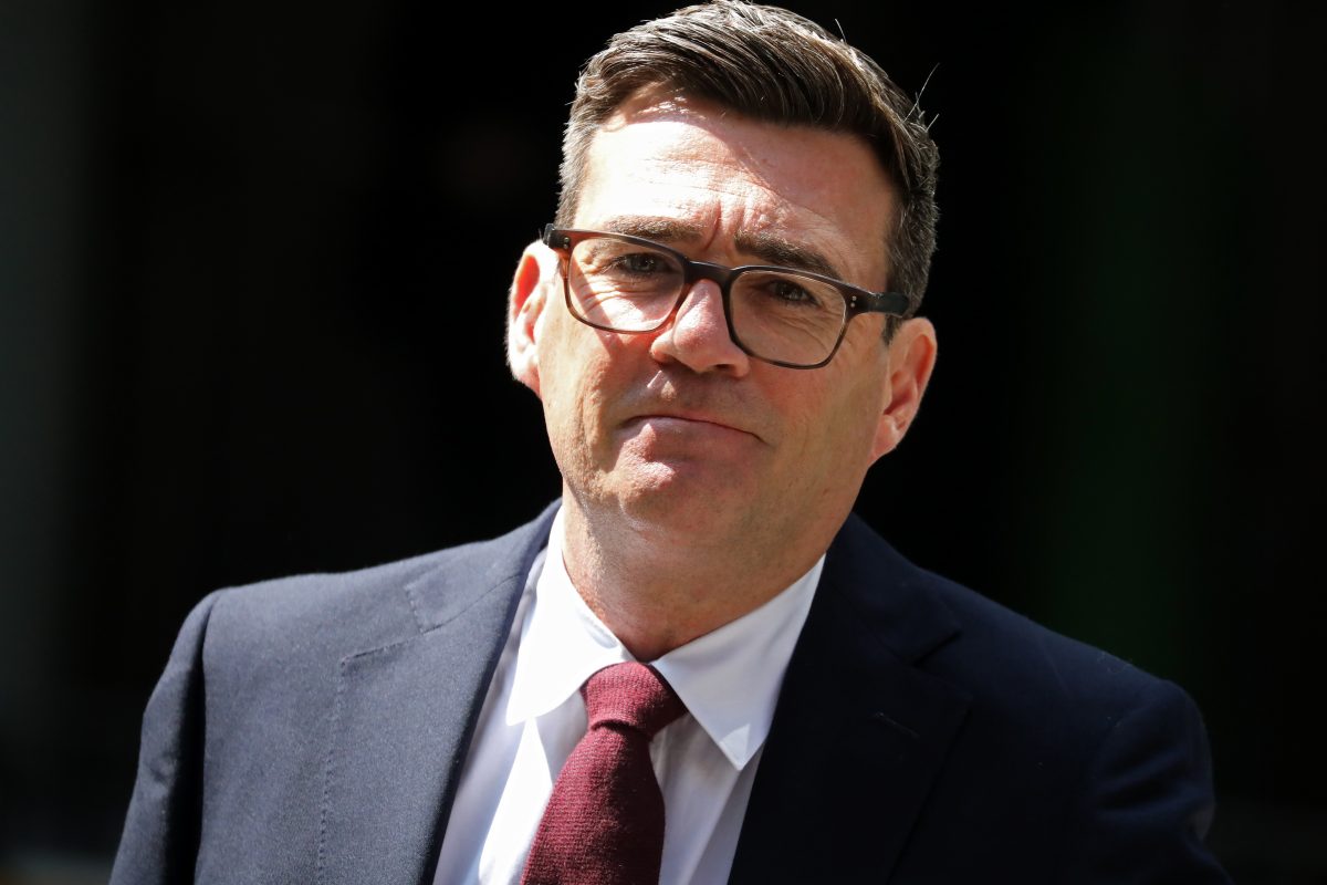 Andy Burnham calls for state pension triple-lock review to fund social care.
