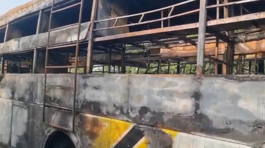 Alert drivers safely evacuate passengers as multiple buses catch fire across India and Saudi Arabia.
