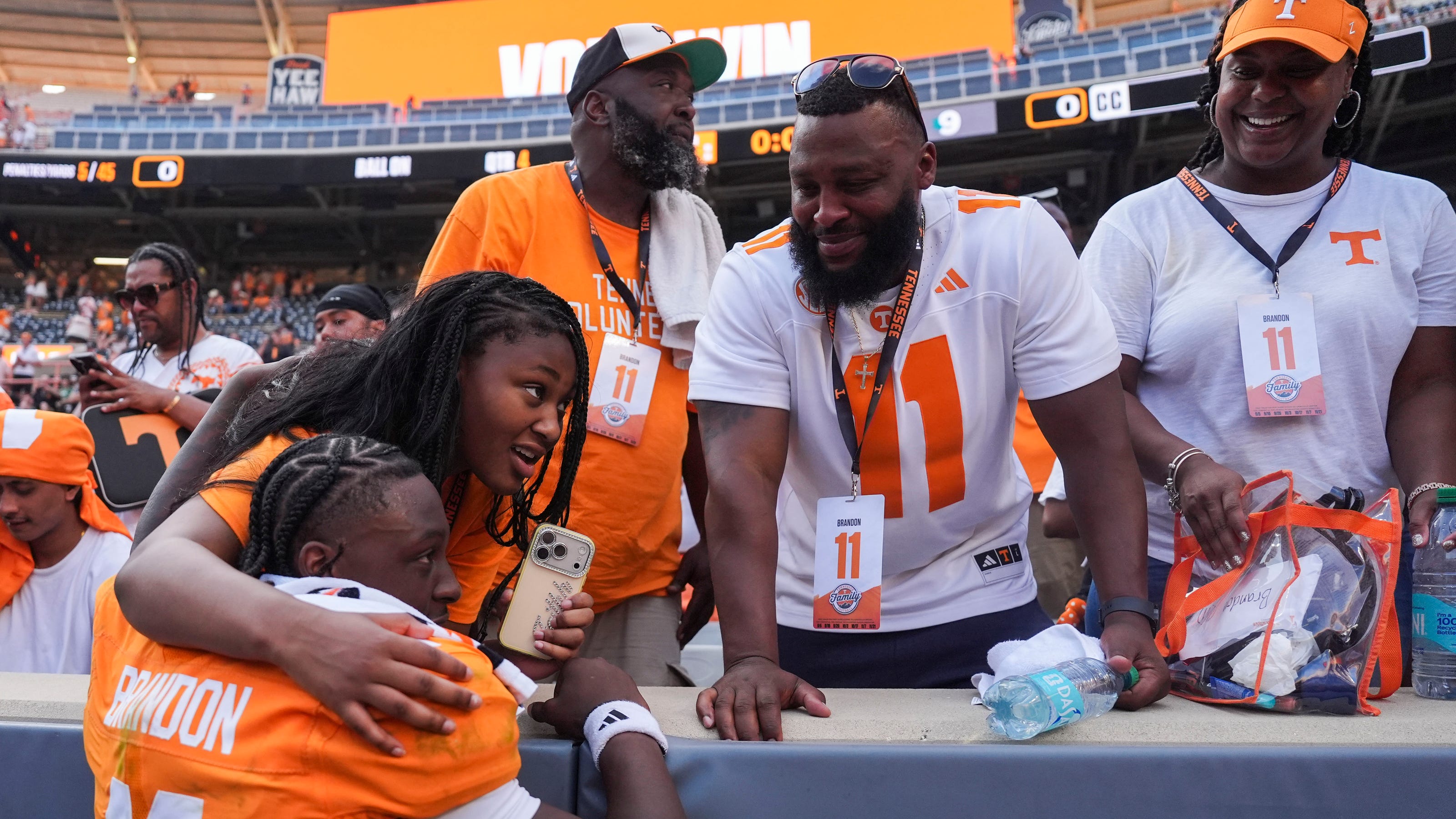Freshman quarterback Faizon Brandon leads Tennessee football to dominant win in historic debut.