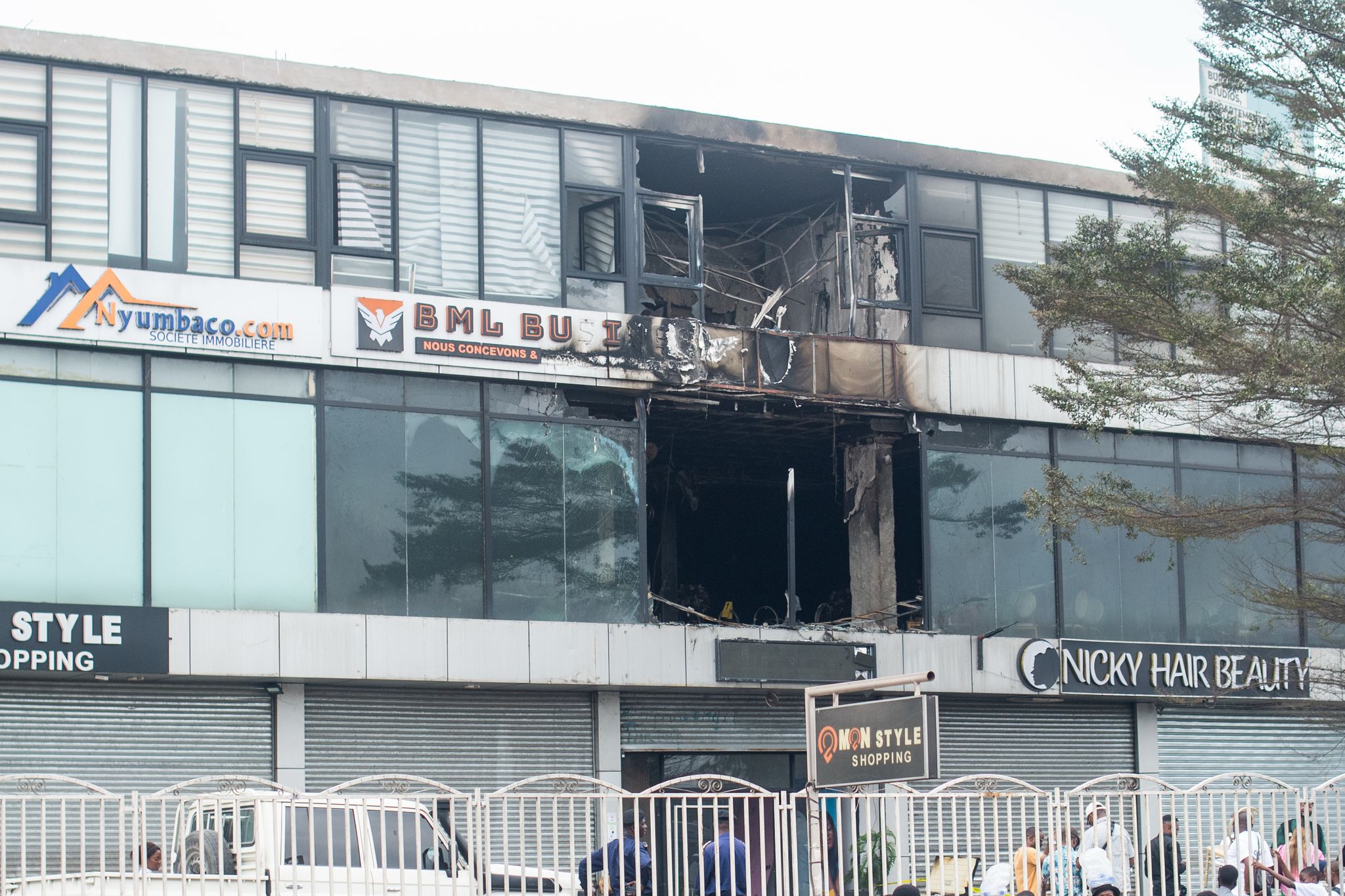 A tragic wedding party fire in Congo's capital Kinshasa leaves at least twenty-two dead.