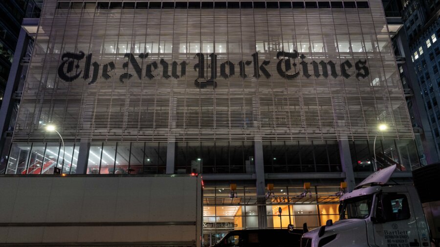 New York Times Shareholders Sue Over Israel Coverage and Editorial Standards