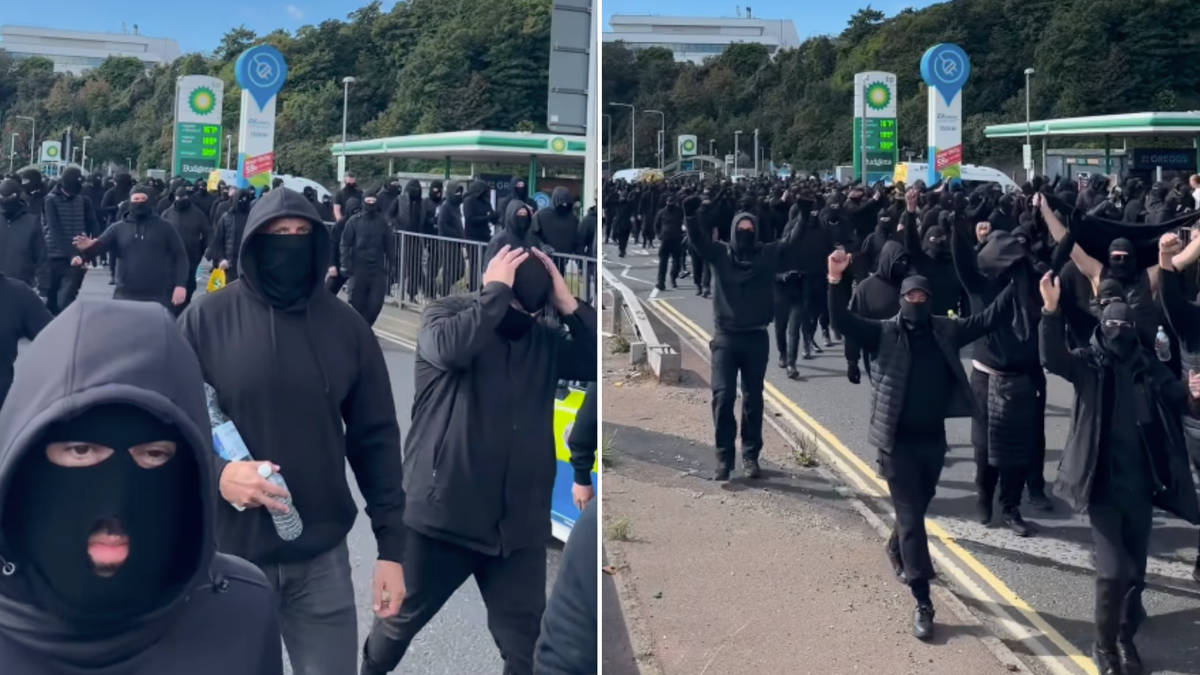 Masked Protesters Block Dover Port Roads and Disrupt Channel Crossing Travel