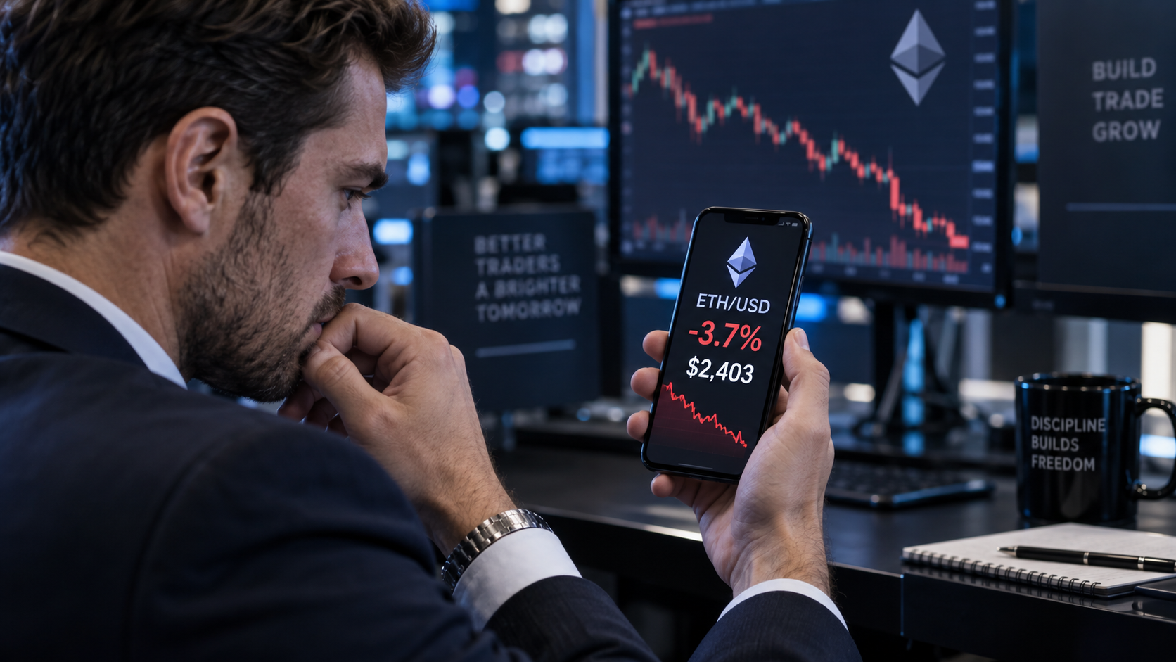 Ethereum Falls Below $2,500 Amid Bearish Momentum