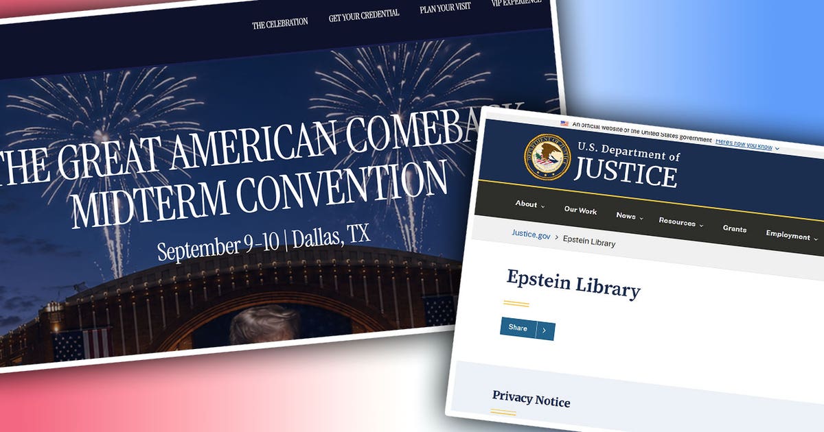 Fake GOP Convention Website Secretly Redirects Visitors to Department of Justice Epstein Files