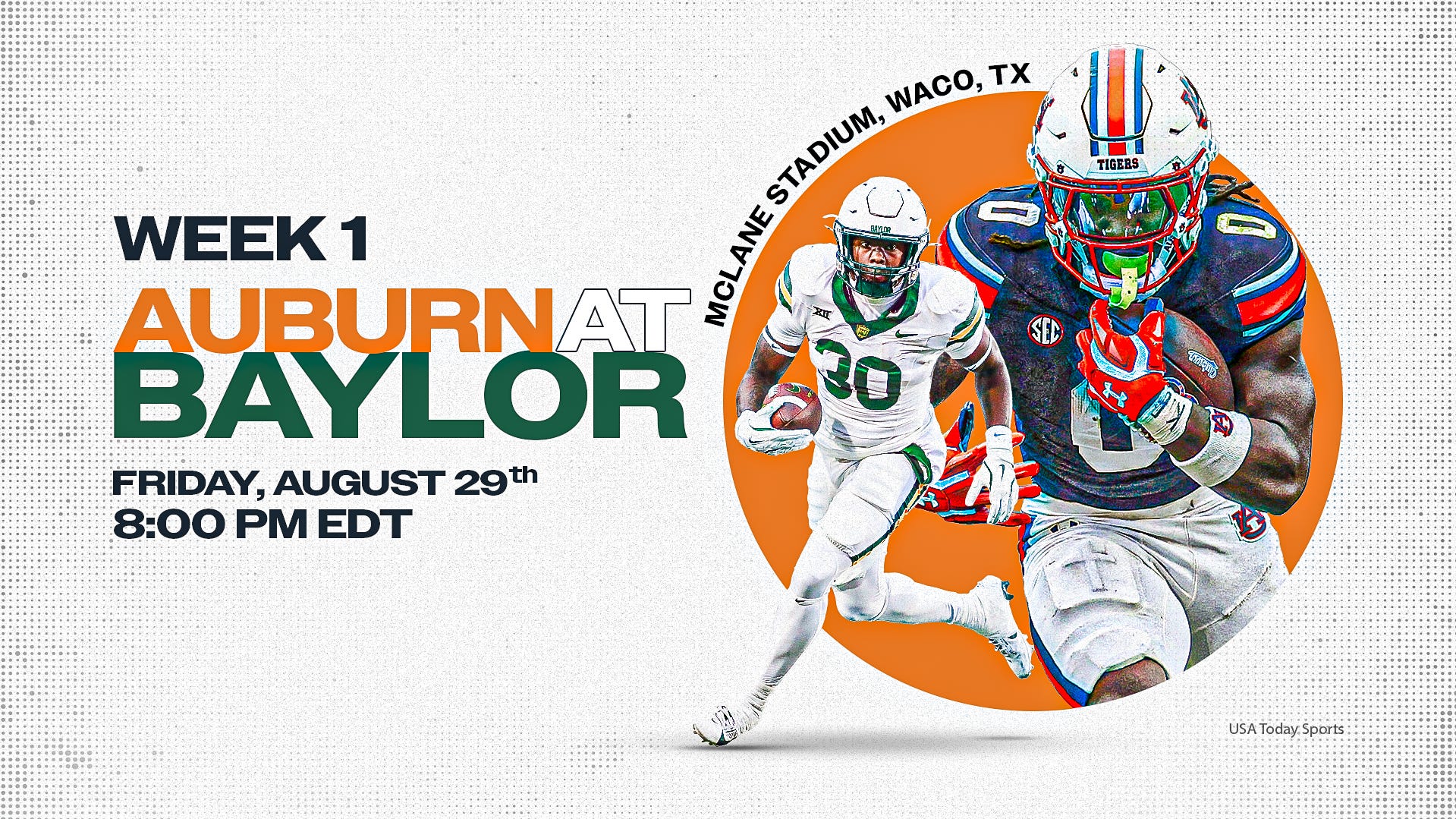 Auburn Edges Baylor 17-16 After Byrum Brown's Touchdown and Eric Winters' Hit