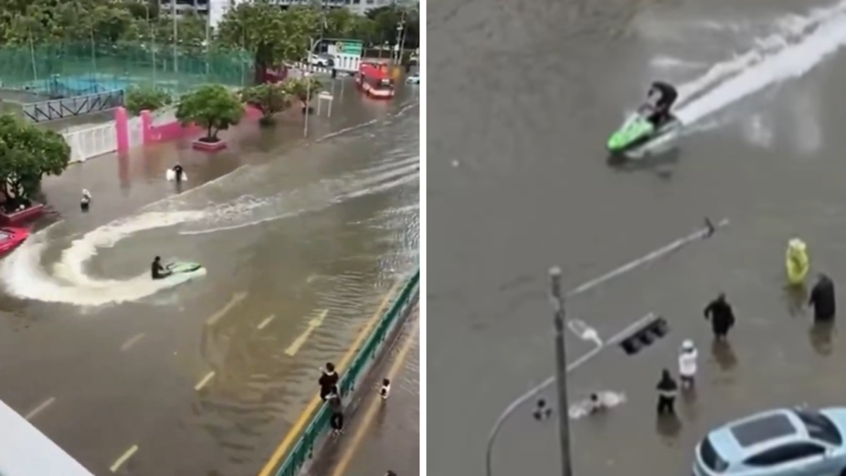 Bangkok Court Fines Jet Ski Rider for Flooding Street with Waves