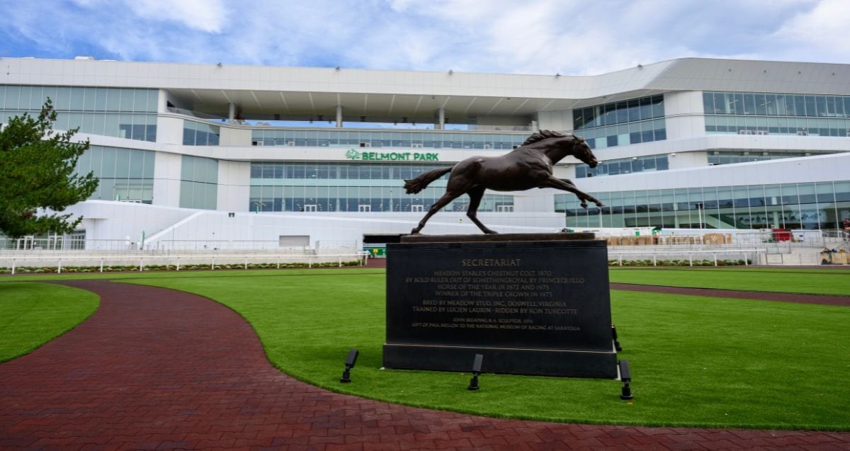 Rebuilt Belmont Park reopens Friday following a massive $450 million modern renovation.