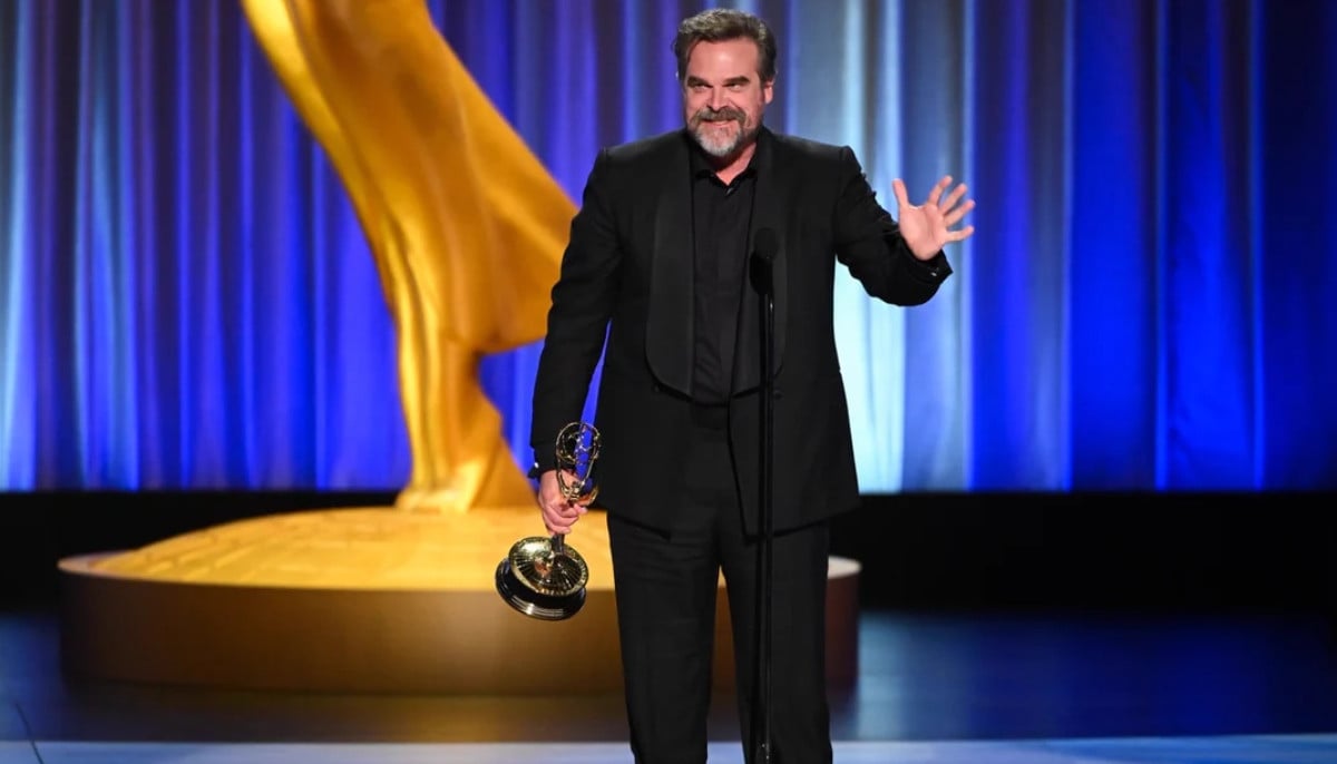 David Harbour Wins First Emmy Award for DTF St. Louis at Creative Arts Ceremonies
