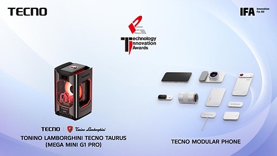 TECNO Wins Two IFA Global Product Technology Innovation Awards for Modular Design