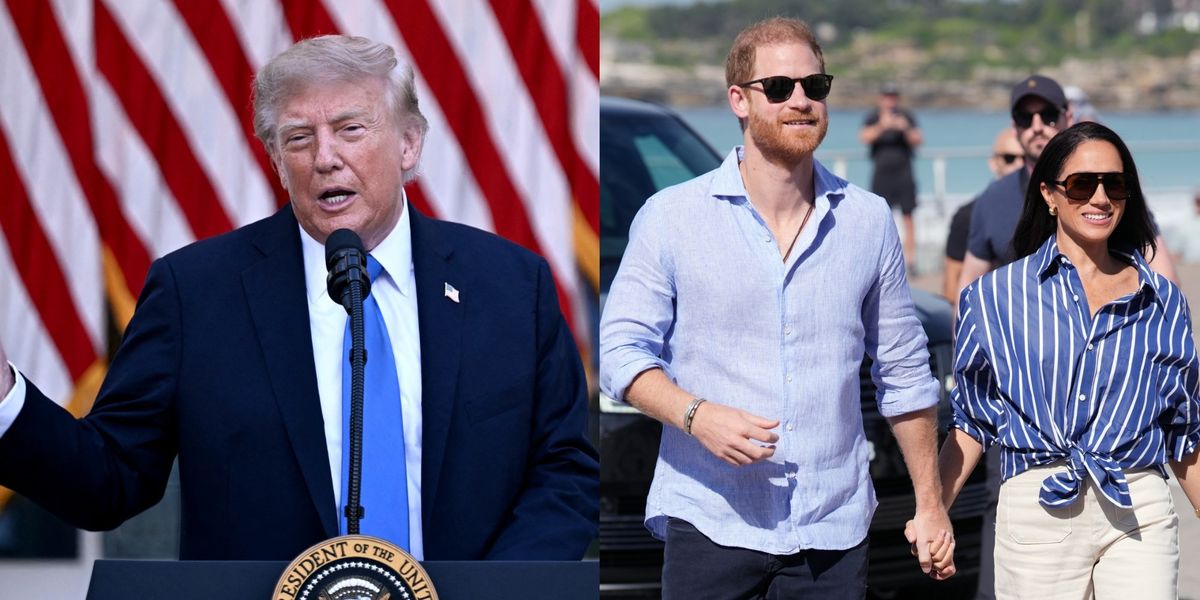 Donald Trump criticizes Prince Harry and Meghan Markle over their potential UK return.