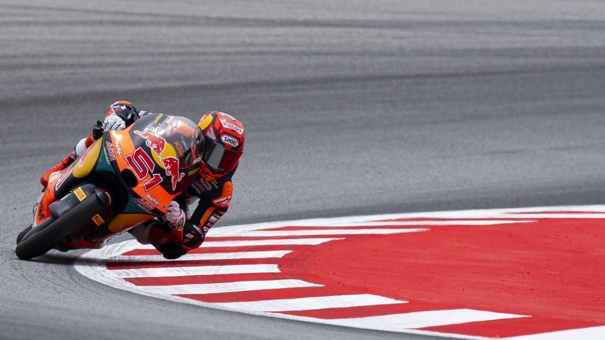 El piloto español Brian Uriarte marca el mejor tiempo en Moto3 en San Marino