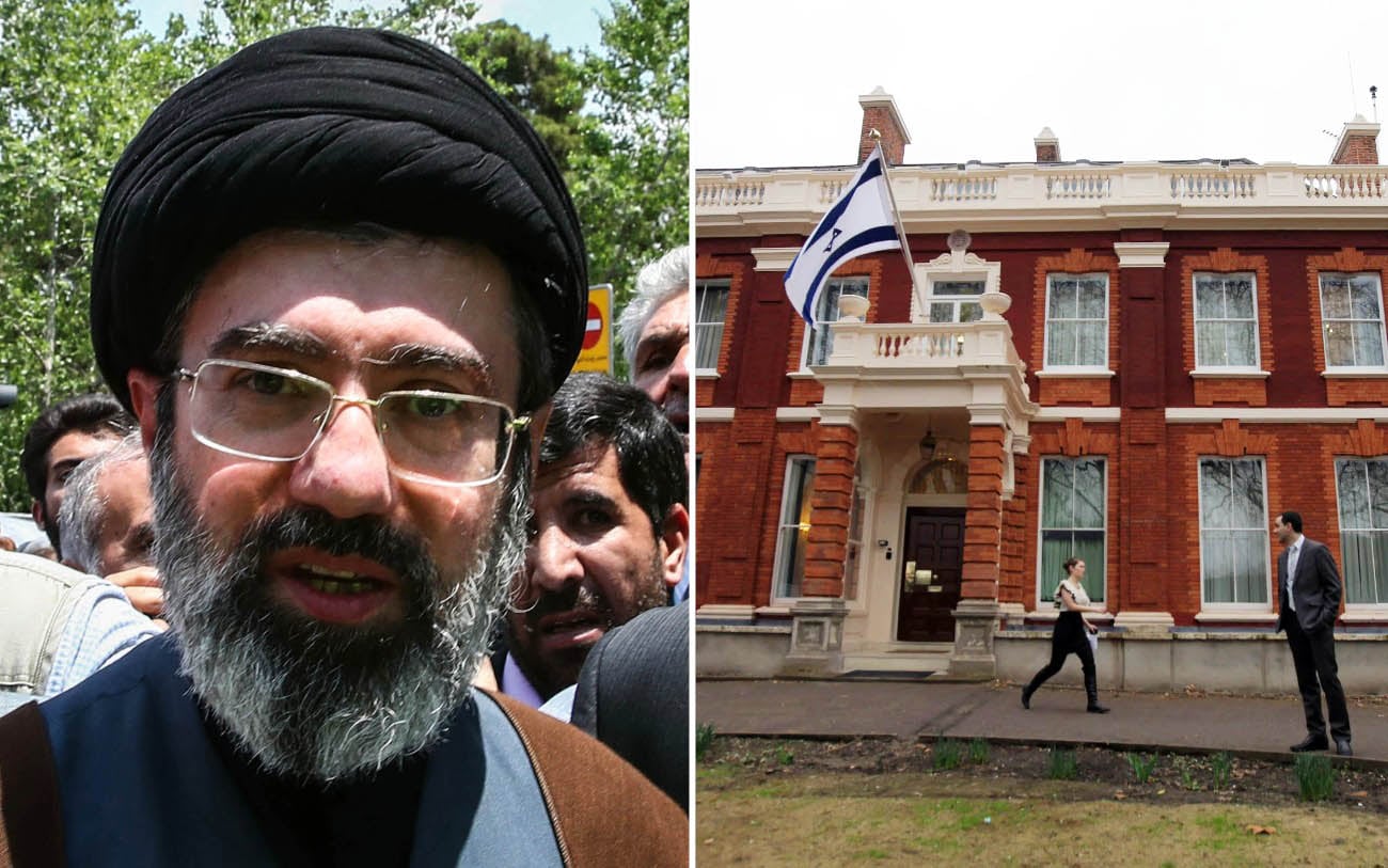 Two London luxury apartments linked to Iran's leadership put up for sale.