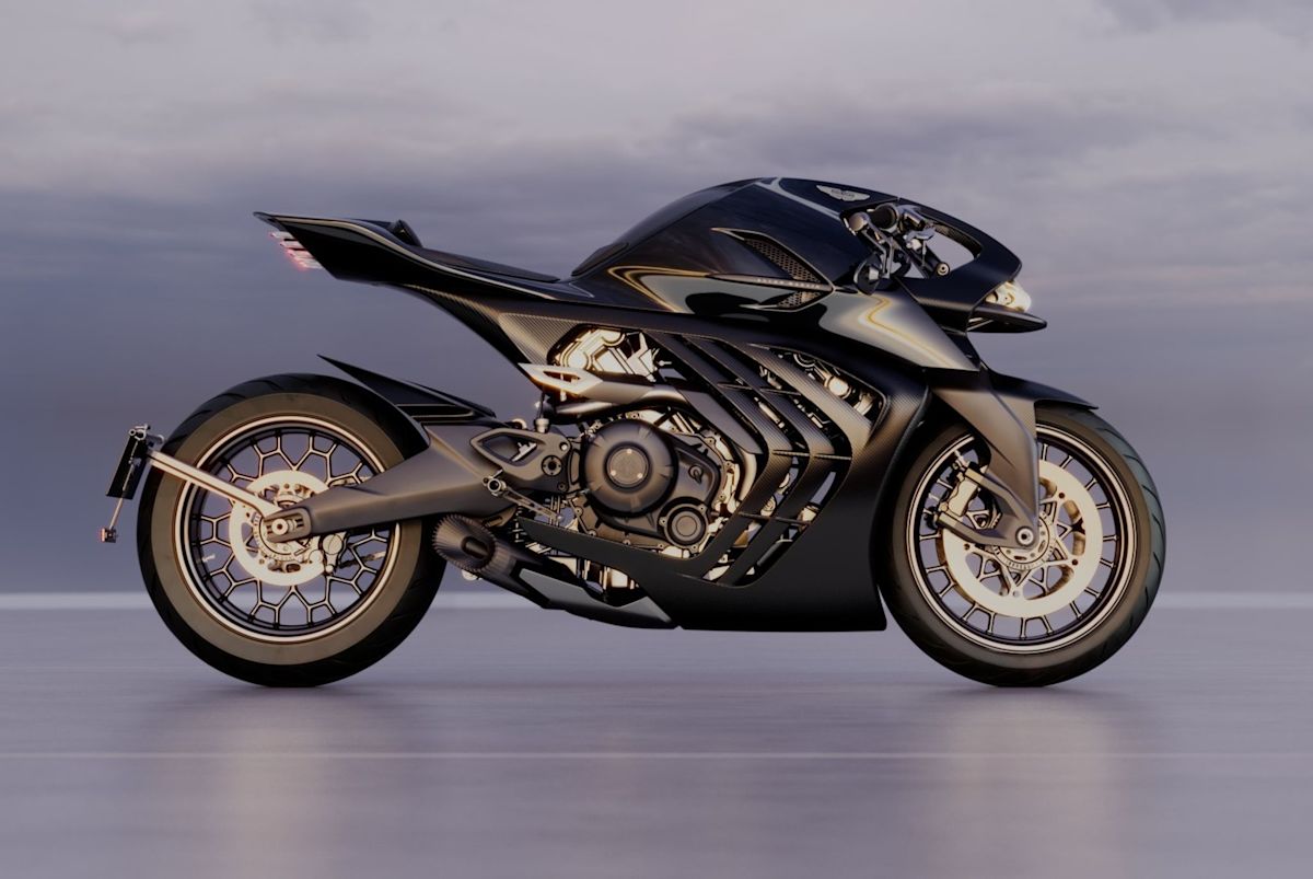 Aston Martin, Brough Superior Unveil First Road-Legal Motorcycle