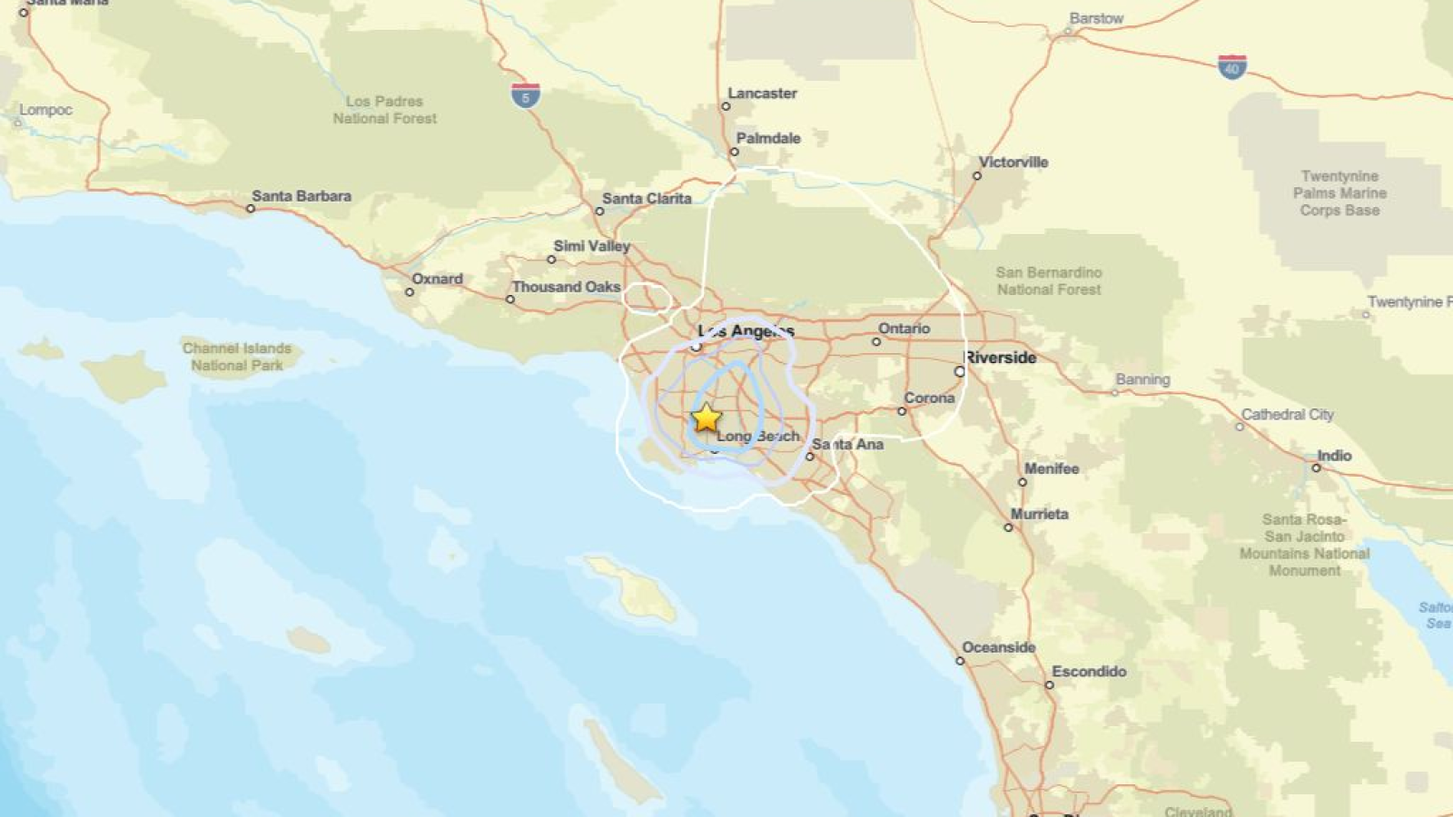 Magnitude 3.2 Earthquake Shakes Compton and Surrounding Areas Overnight