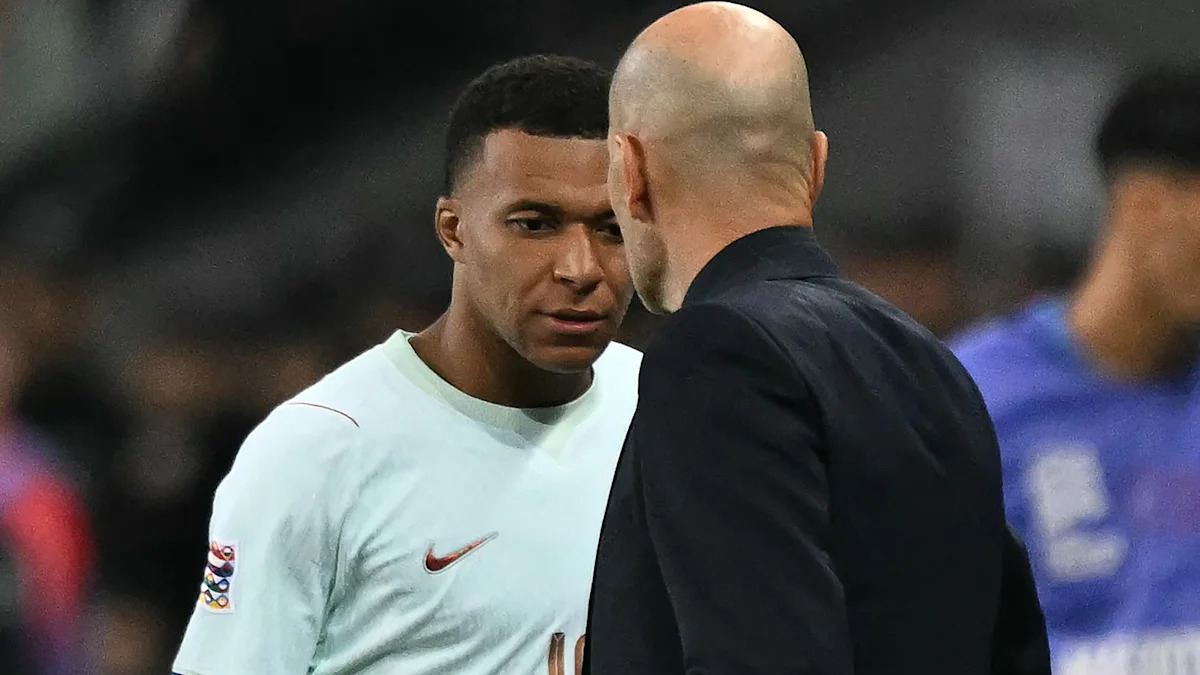 France captain Kylian Mbappé misses training with illness ahead of the Nations League opener.