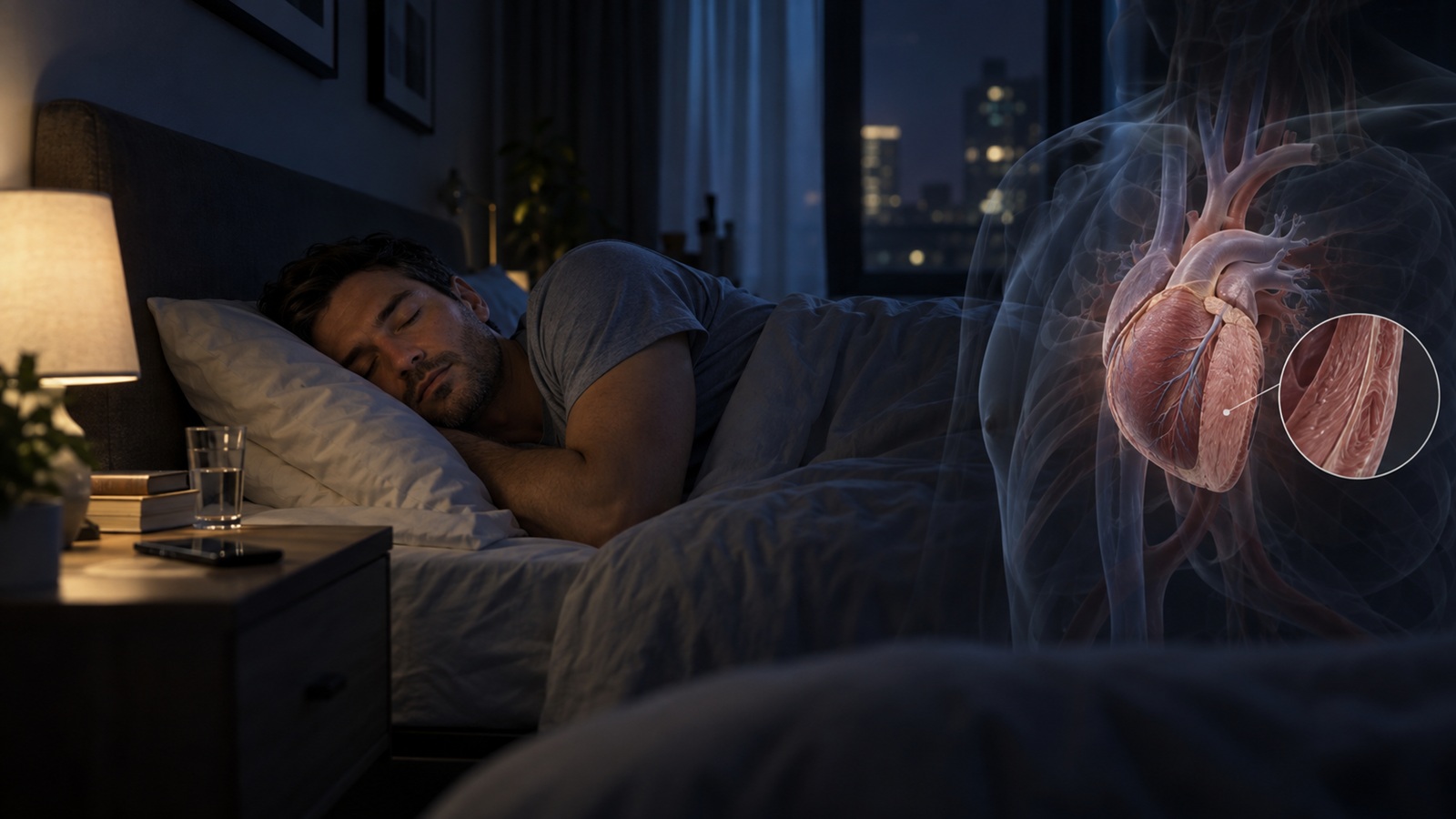 Nighttime Light Linked to Heart Changes in Study