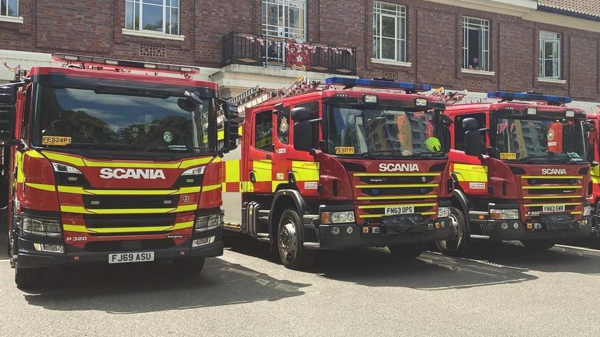 One person is hospitalized after a major fire breaks out at Catterick Garrison.