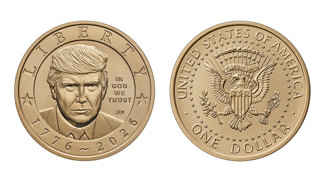 US Mint Sells Out Commemorative Dollar Coin Featuring President Donald Trump