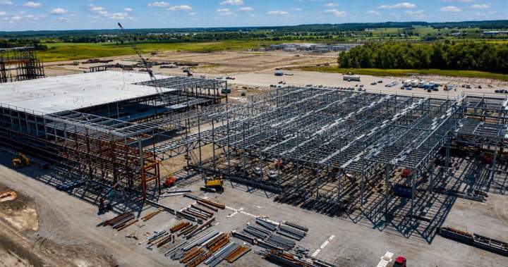 Volkswagen delays its $7 billion Ontario battery plant production start to 2029