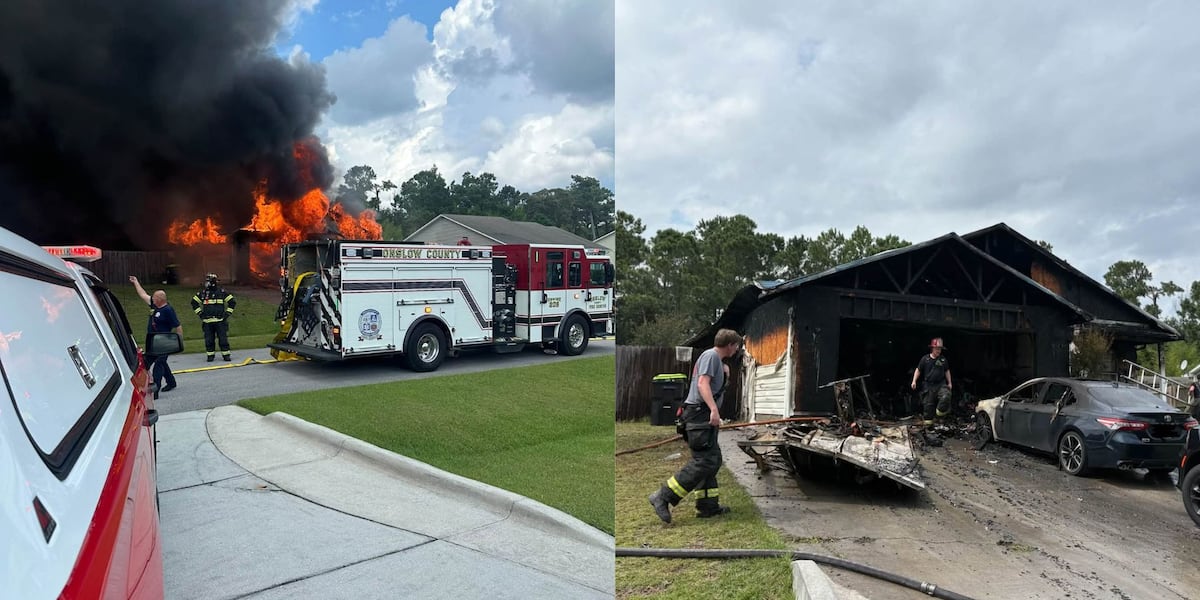 Two People and Twenty Dogs Rescued From Swansboro House Fire