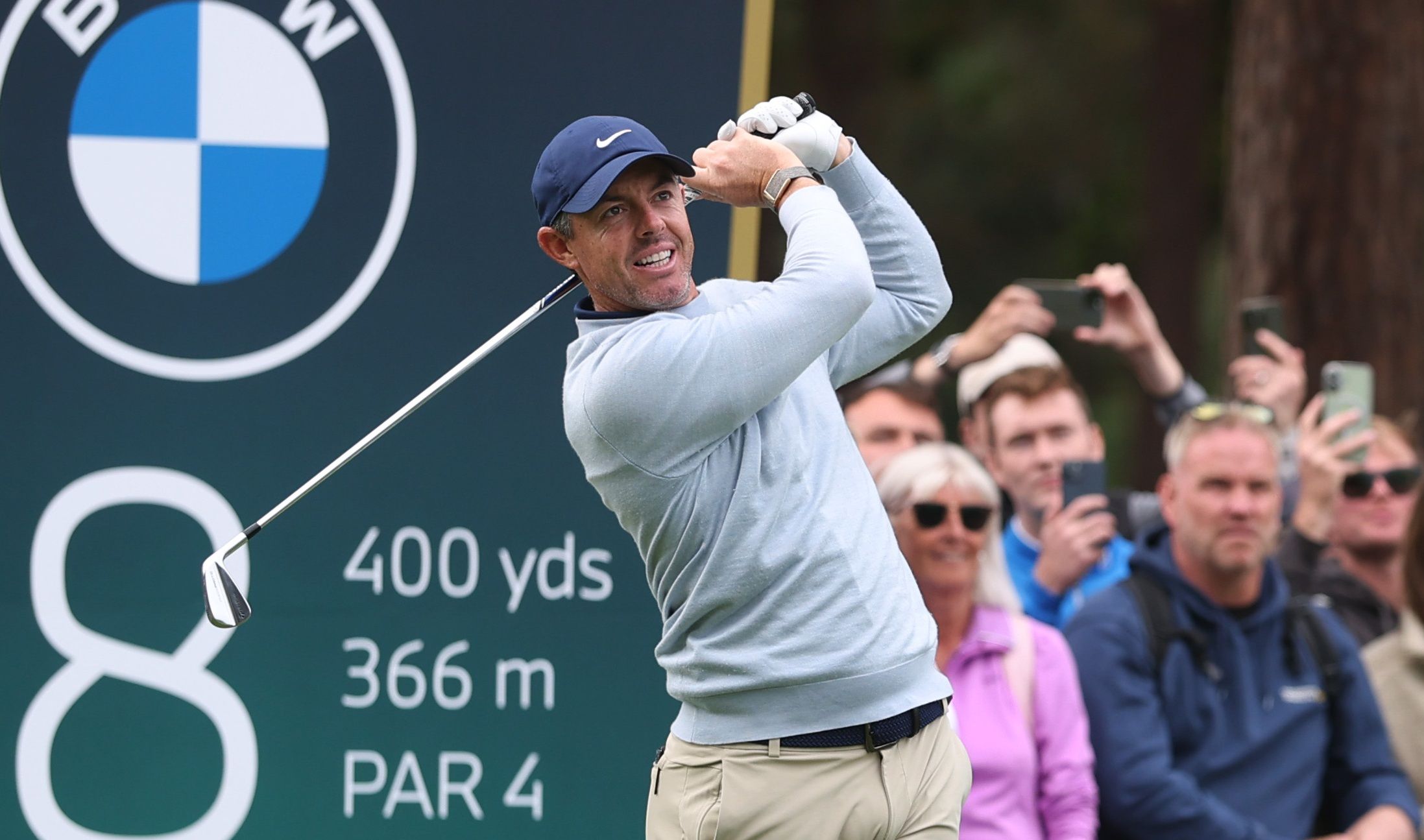 Ryan Gerard seizes the BMW PGA lead as Rory McIlroy climbs contention.