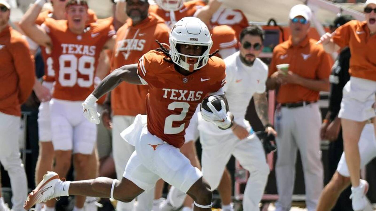 Arch Manning ties career high as No. 5 Texas rolls past Texas State.