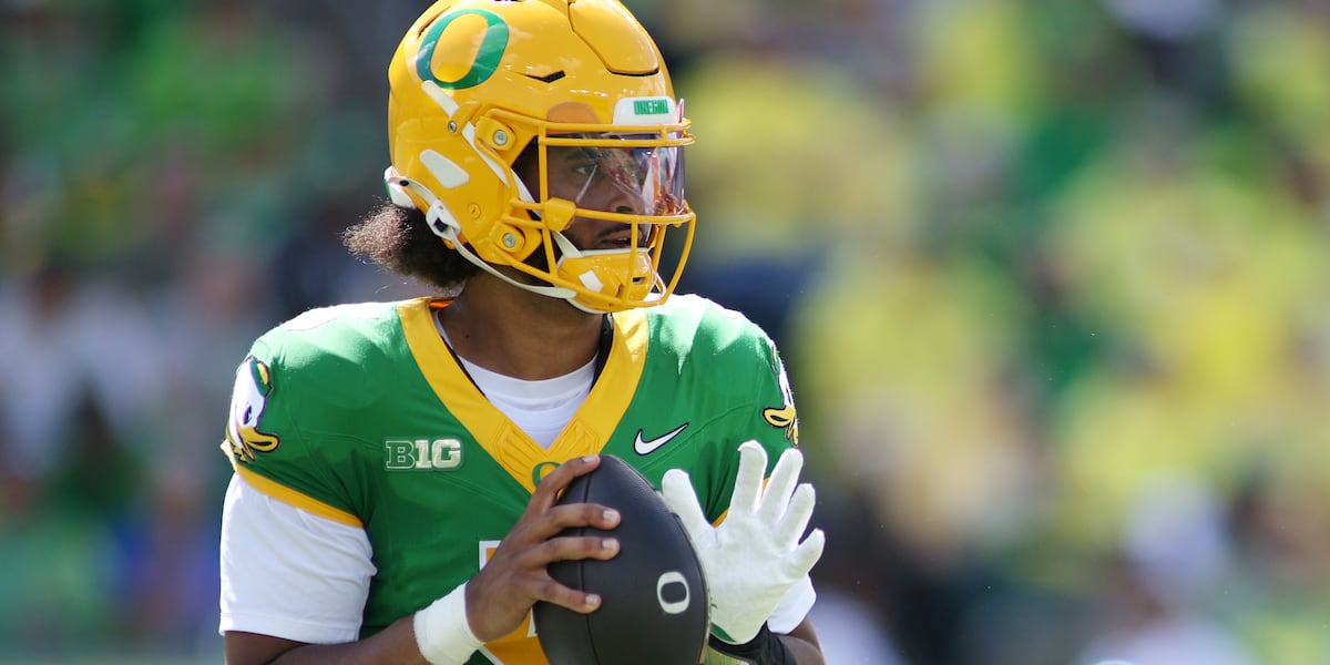 Oregon Quarterback Dante Moore Hospitalized After Suffering Targeting Hit Against USC
