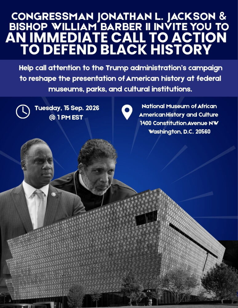 Jackson and Barber Plan National Marches to Defend Black History