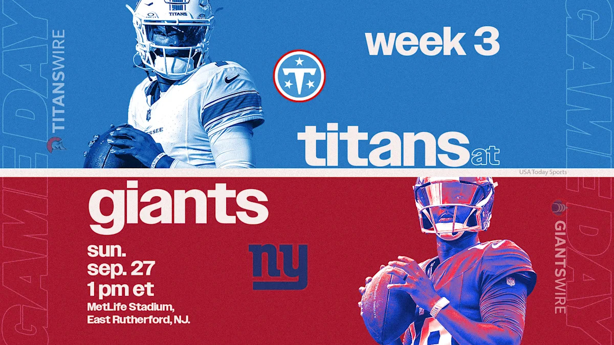 Injured New York Giants Host Winless Tennessee Titans in Week 3