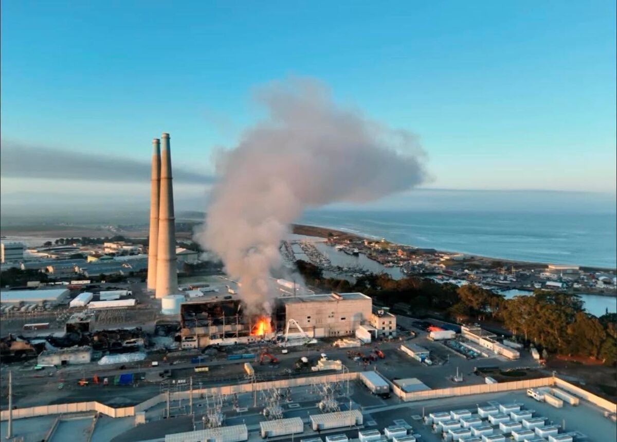 New Moss Landing Plant Fire Prompts Shelter Order