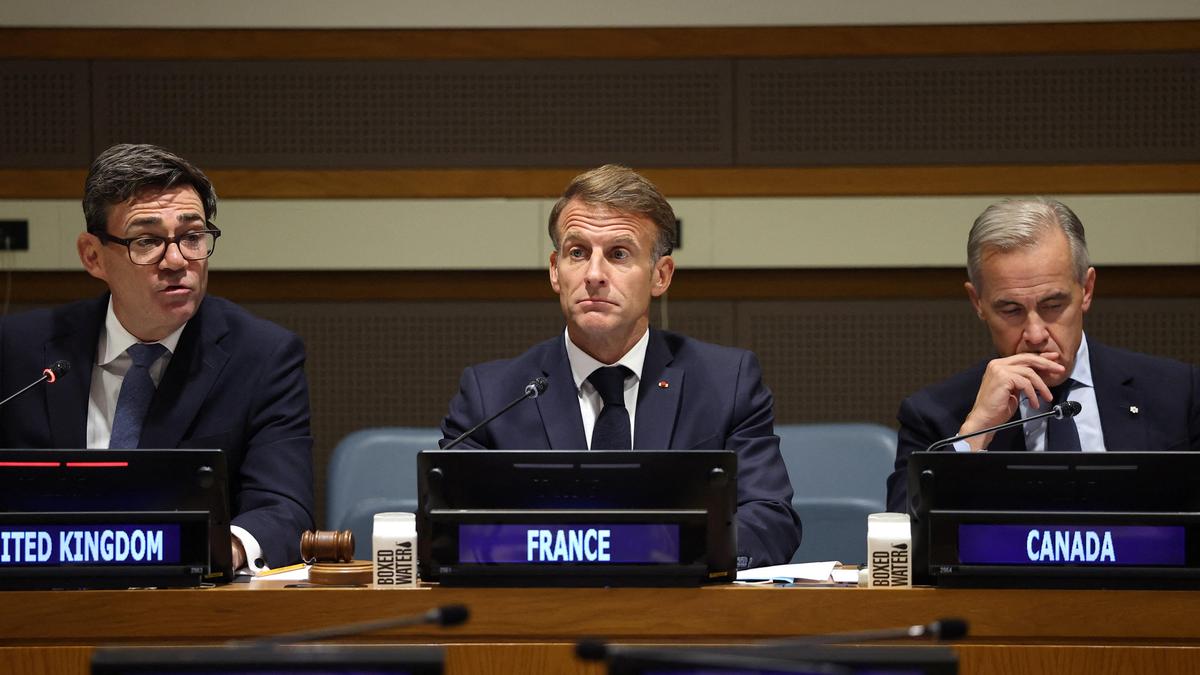 Emmanuel Macron warns that Gaza inaction threatens global credibility at U.N. address.