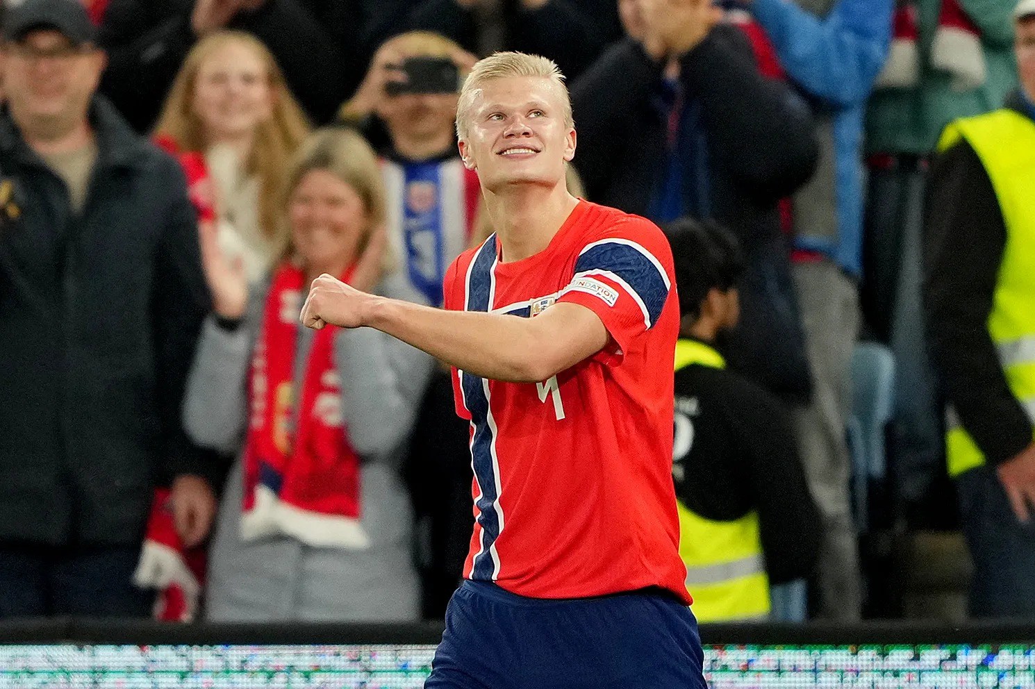 Erling Haaland scores twice as Norway defeats Denmark in Nations League opener