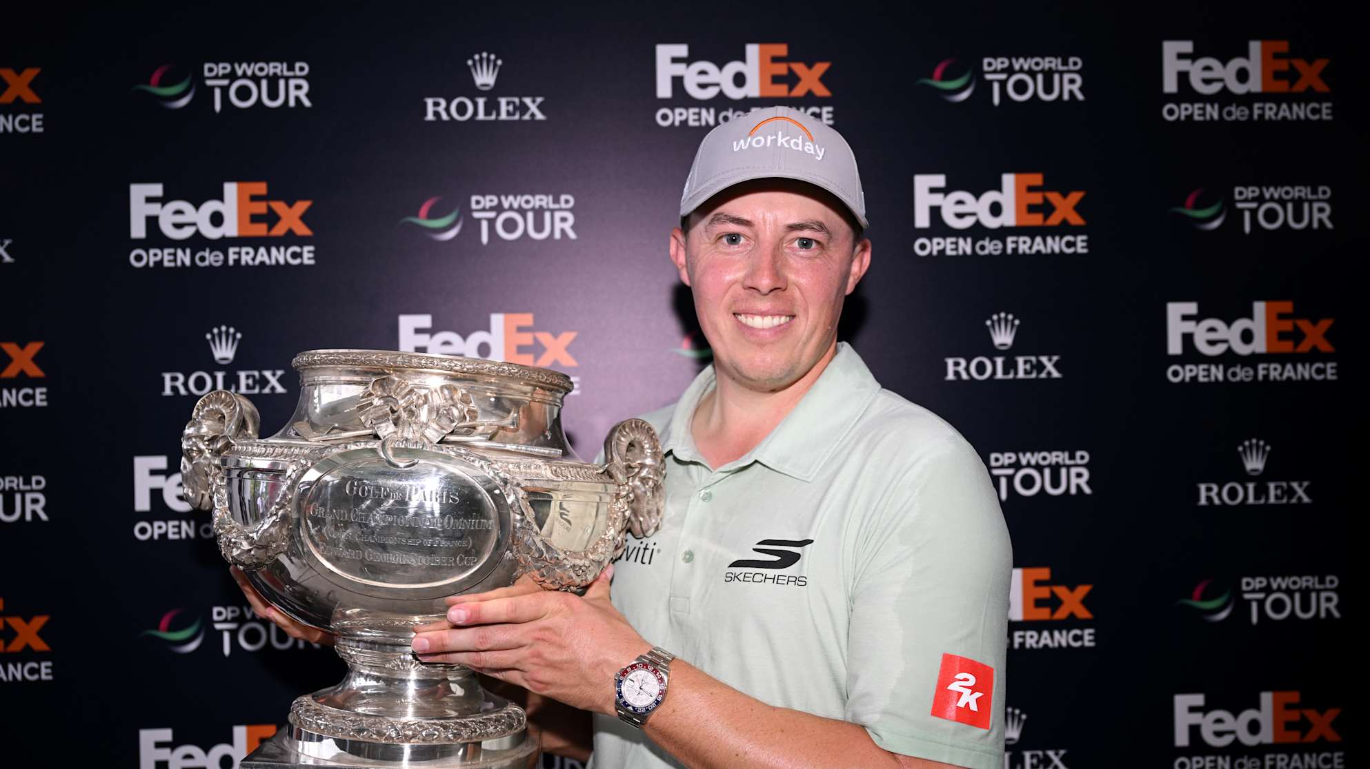 Matt Fitzpatrick holds a commanding five-shot lead heading into the final round.