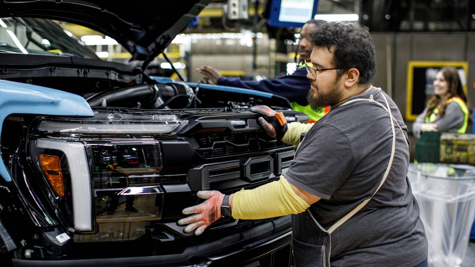 Ford halts F-150 truck production and cancels shifts following an unidentified parts shortage.