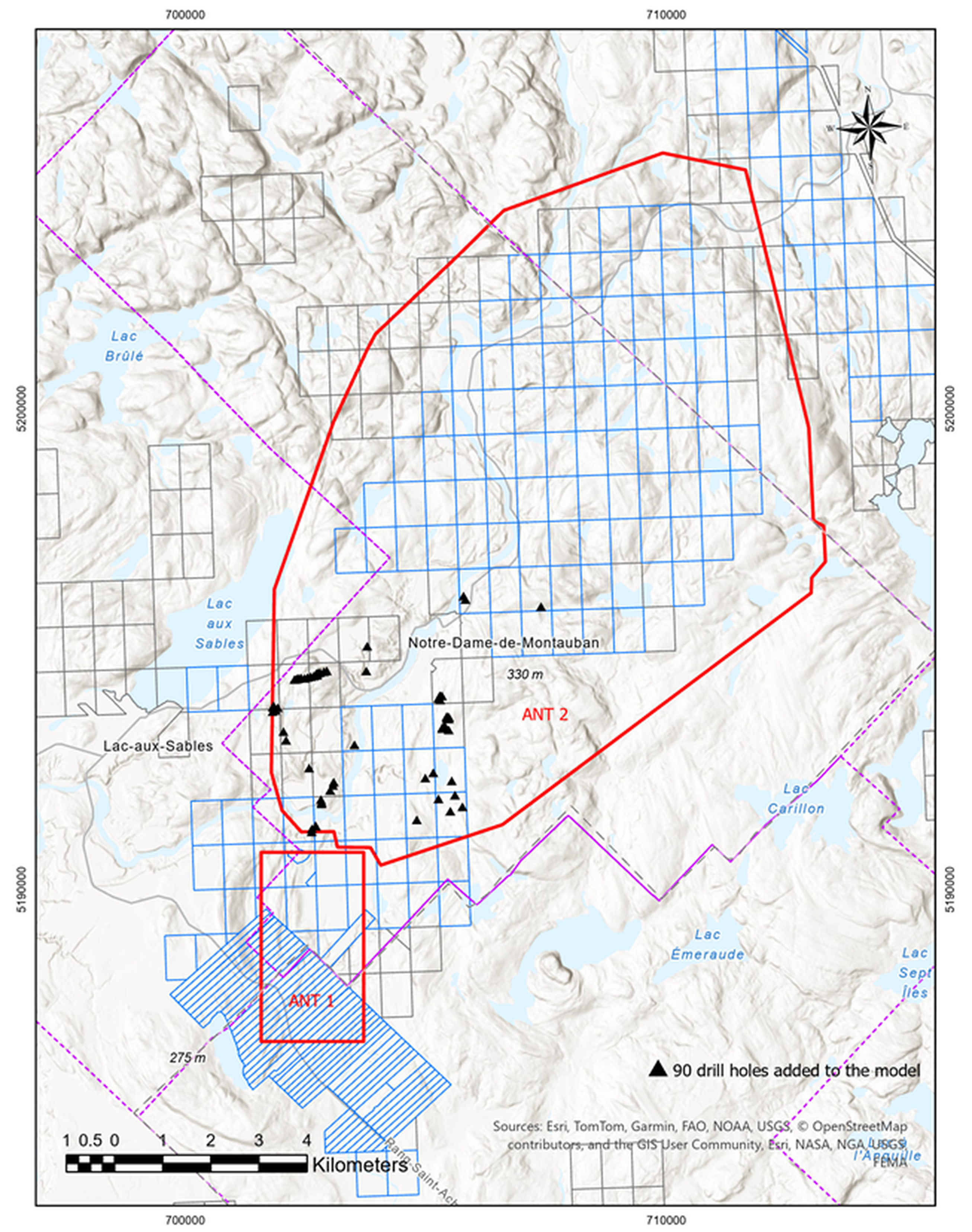ESGold Completes Expanded 3D Geological Model for Montauban Project in Québec