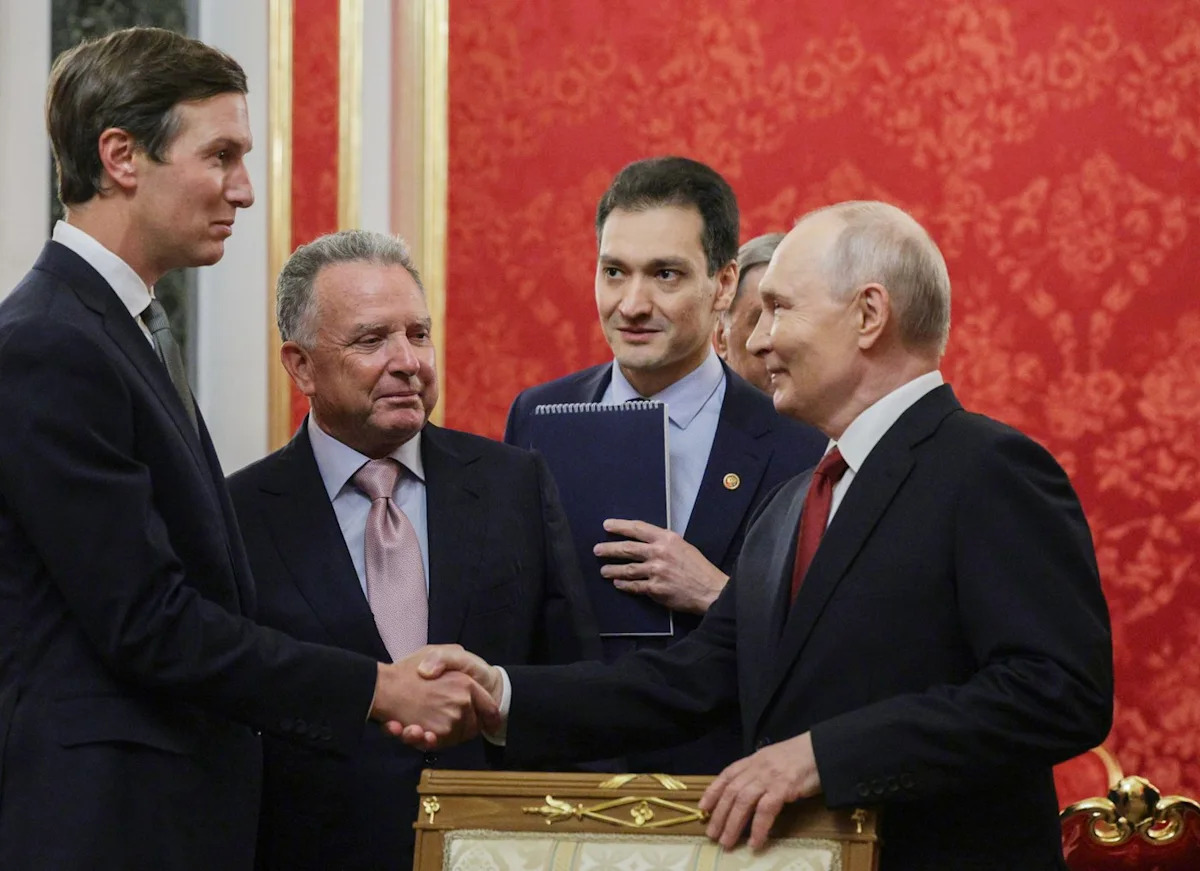 Russian President Vladimir Putin Meets US Envoys at Kremlin for Ukraine Peace Talks