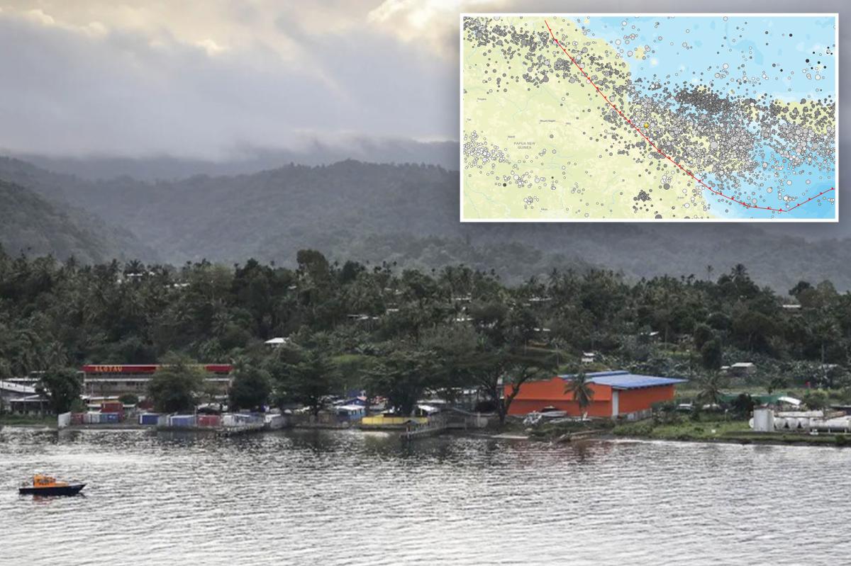Magnitude 6.4 earthquake strikes Papua New Guinea with low risk of casualties reported.