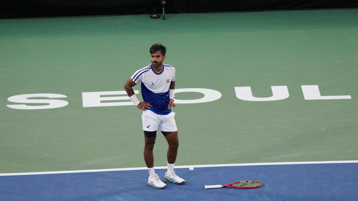 India faces South Korea in Seoul seeking a historic Davis Cup Final berth.