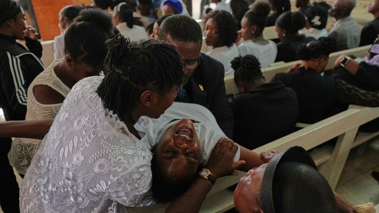 Haiti mourners bury victims of a brutal gang massacre as violence continues.