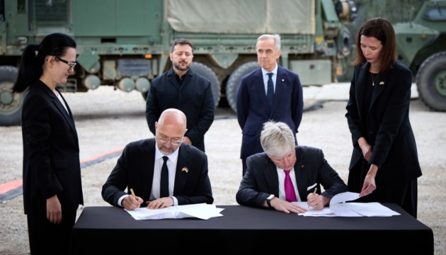 Canada and Ukraine announce a broad support package exceeding two billion dollars.