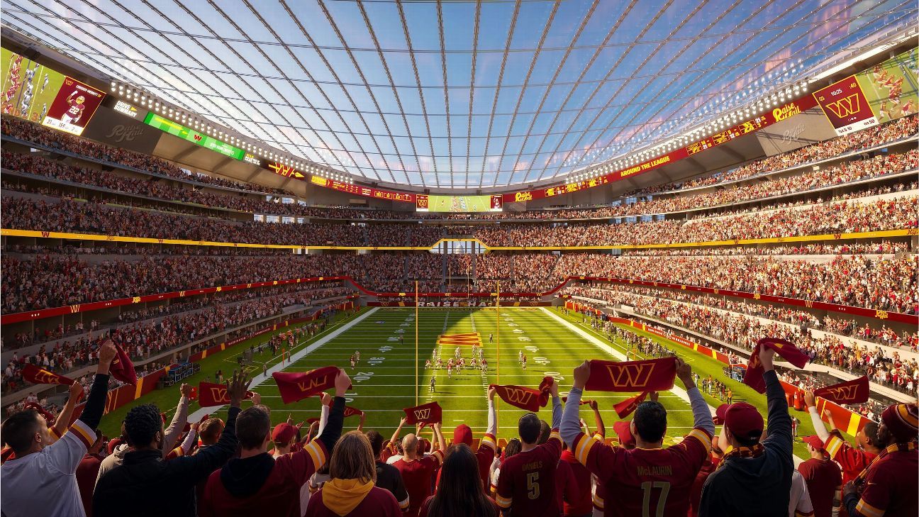Washington Commanders Reveal Renderings For New Four Billion Dollar Stadium Opening In 2030