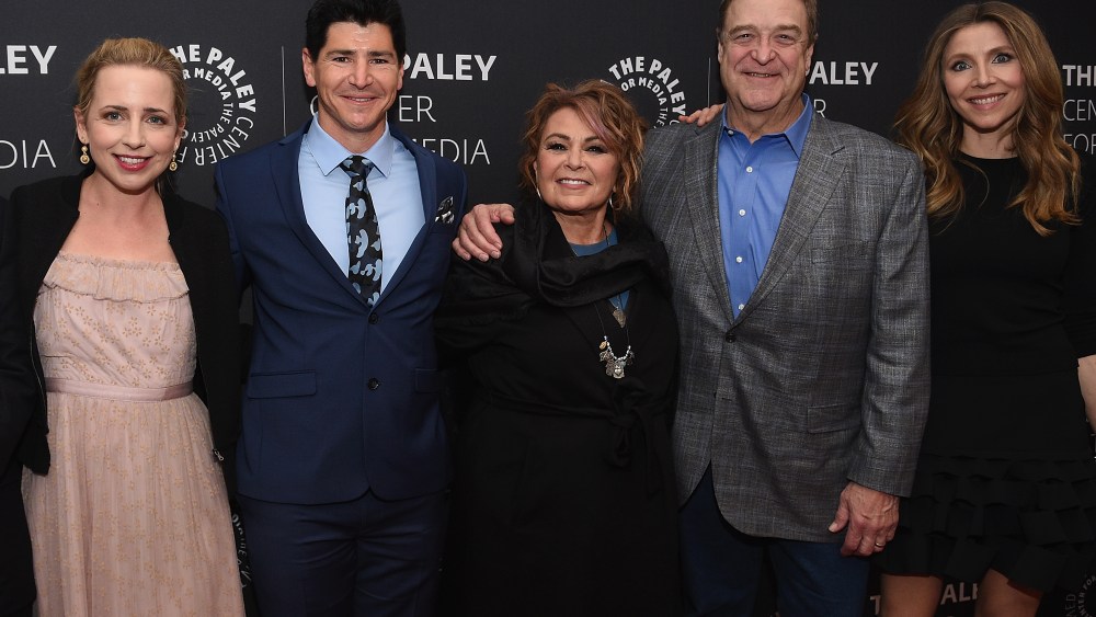 Roseanne Barr sharply attacks former co-star Michael Fishman over sitcom cancellation comments.