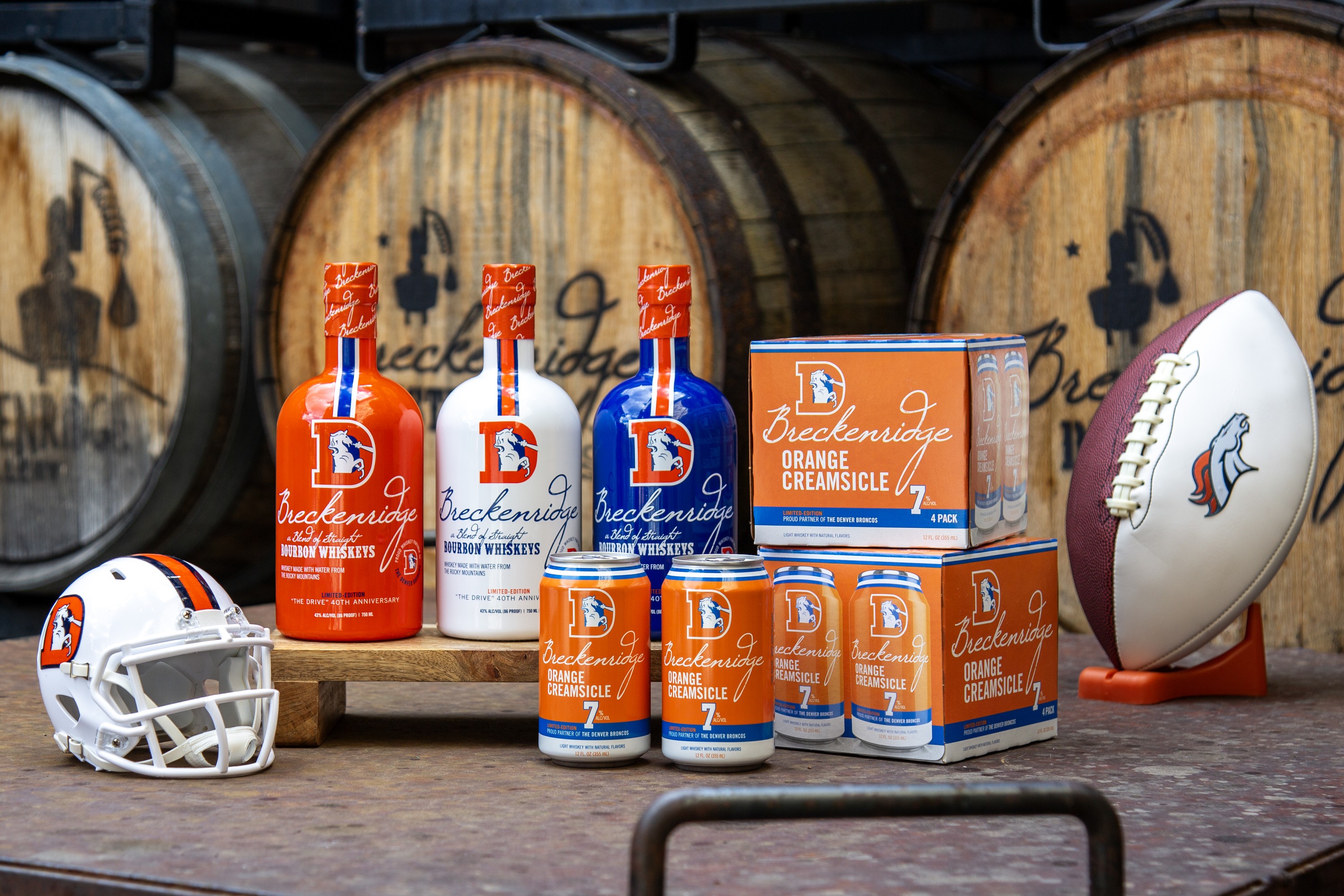 Breckenridge Distillery Releases Limited-Edition Whiskey Collection Honoring Denver Broncos