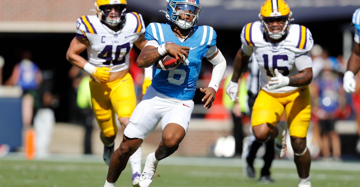 Ole Miss Quarterback Trinidad Chambliss Faces LSU in Key College Football Matchup