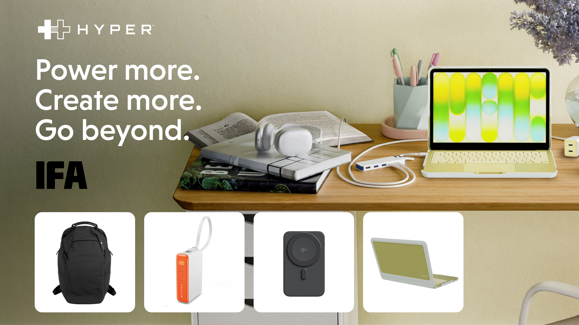Hyper unveils new MacBook accessories and previews upcoming power solutions at IFA 2026.